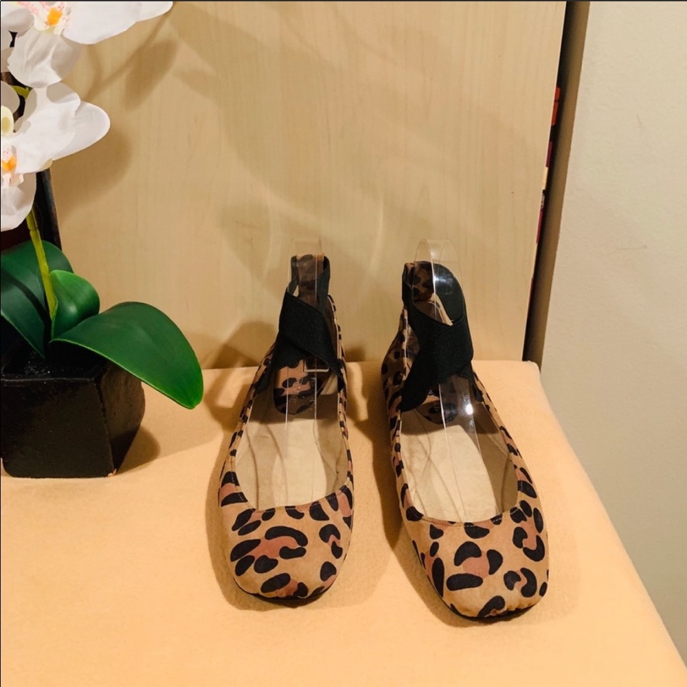 Leopard Print Ballerina Flats